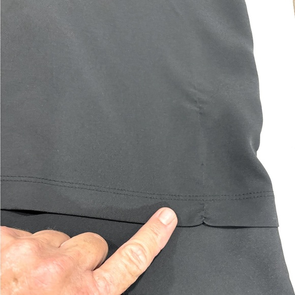 Chicos by Chicos V-Neck High Low Black Oversized Knit Blouse Women’s Sz 3 - Picture 7 of 7